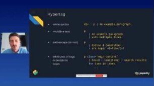 Hypertag: an Indented Language for easy HTML Generation & Web Templating