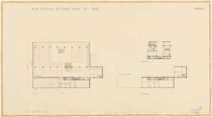 New Central National Bank of Iraq, Bagdad: 1st Floor, 1st Mezzanine, 2nd Mezzanine, 1:200