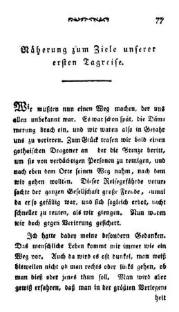 Näherung zum Ziele unserer ersten Tagreise