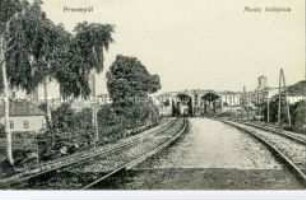 Eisenbahnbrücken in Przemysl (heute Polen)