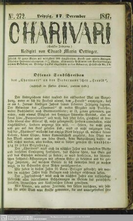 6.1847=272: Charivari
