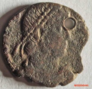 Römische Münze, Nominal Centenionalis, Prägeherr Valens, Prägeort nicht bestimmbar, Original