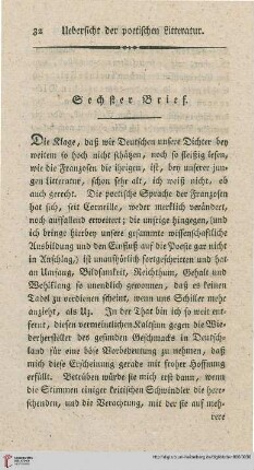 Sechster Brief