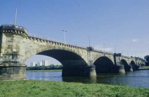 Albertbrücke ü. d. Elbe in Dresden