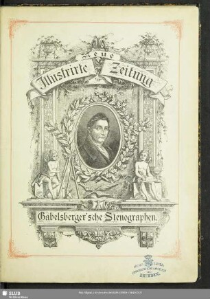 1.1884/85+Index: Neue illustrierte Zeitung für Gabelsbergersche Stenographen
