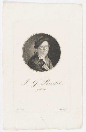 Bildnis des J. G. Riedel