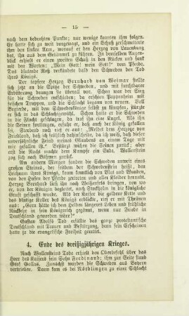 4. Ende des dreißigjährigen Krieges