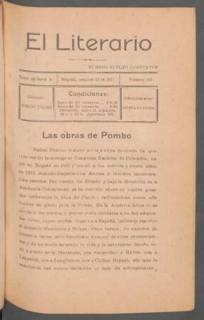 1917,3,102: serie 10, tomo 3, número 102 (octubre 13 de 1917)