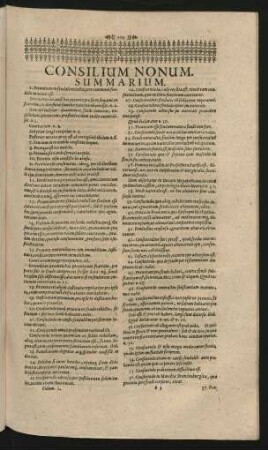 Consilium Nonum