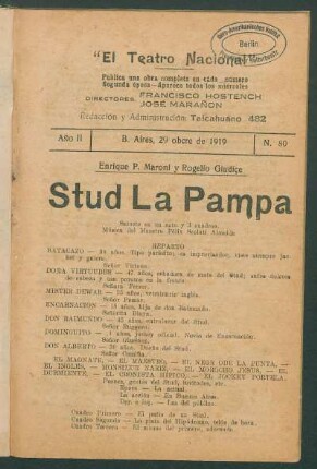 Stud la Pampa
