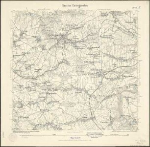 Äquidistantenkarte 61 : Section Geringswalde, 1909 : Section Geringswalde. - 1:25000. - Leipzig: Giesecke & Devrient, 1909. - 1 Kt.