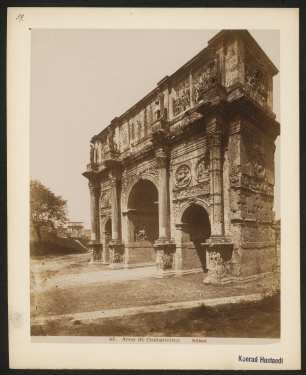 Konstantinsbogen (Arco di Constantino), Rom: Ansicht