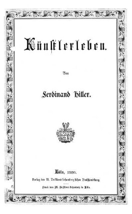Künstlerleben
