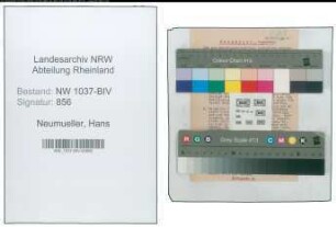 Entnazifizierung Hans Neumueller , geb. 05.02.1895 (Ingenieur)