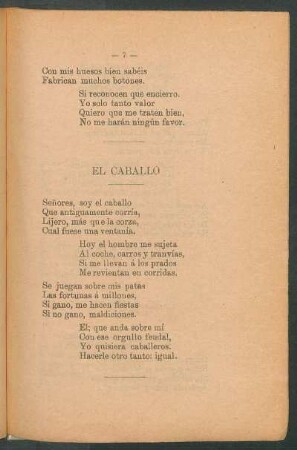El caballo