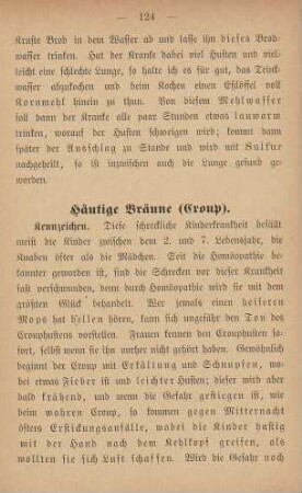 Häutige Bräune (Croup)