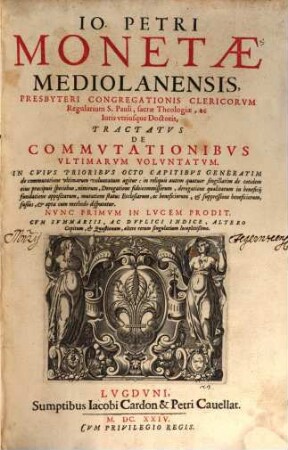 Tractatus de Commutationibus ultimarum voluntatum