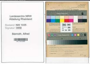 Entnazifizierung Alfred Biernoth , geb. 27.01.1904 (Steiger)