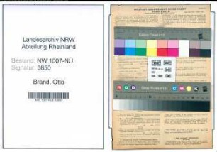 Entnazifizierung Otto Brand , geb. 15.08.1911 (Werkzeugschlosser)