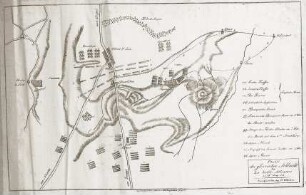 WHK 33 Krieg mit Frankreich 1792-1805: Plan der Schlacht bei La Belle Alliance (Waterloo), 18. Juni 1815