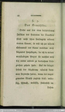 §. 3. Das Gemählde