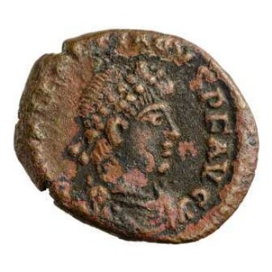 Münze, Aes 4, 09. August 378 bis 25. August 383 n. Chr.
