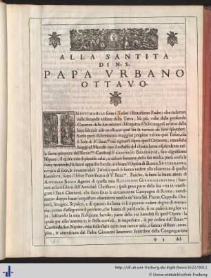 Alla santità di N.S. Papa Urbano Ottavo.