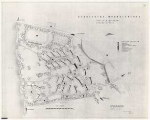 Wohnsiedlung der Siemens AG, Berlin-Haselhorst: Grundriss 1:1000
