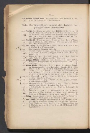 Pfalz, Kurfürstenthum, sammt den Landen der pfalzgräflichen Nebenlinien