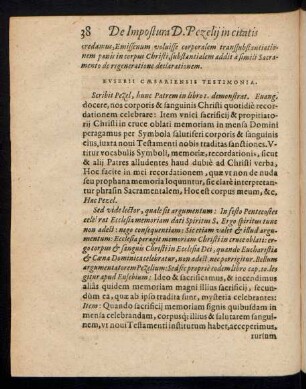 Eusebii Caesariensis Testimonia.