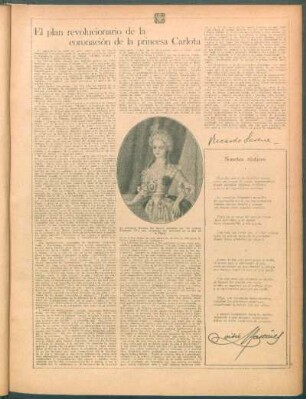 El plan revolucionario de la coronación de la princesa Carlota