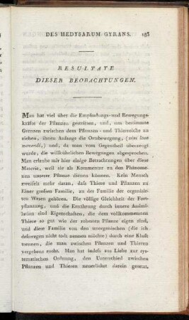 Resultate Dieser Beobachtungen.