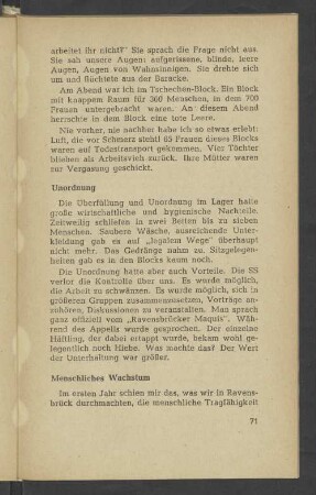 Unordnung