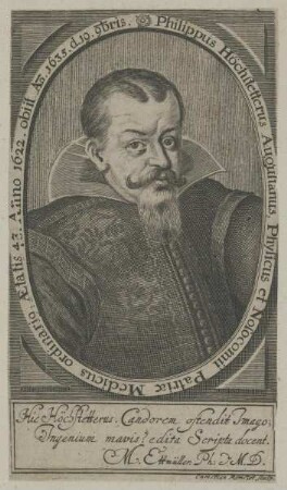 Bildnis des Philippus Höchstetterus