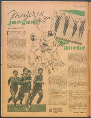 Mujeres que juegan de noche