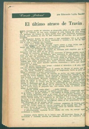 El último atraco de Travin : Cuento policial