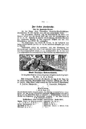 Zur freien Aussprache