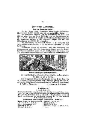 Zur freien Aussprache