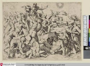[Josué commandant au soleil et à la lune de s'arrêter; Josua lässt Sonne und Mond still stehen]