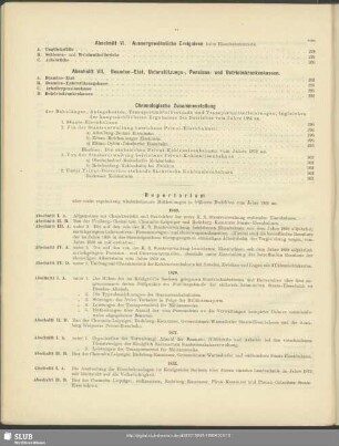 Repertorium über nicht regelmäßig wiederkehrende Mittheilungen in früheren Berichten vom Jahre 1869 an