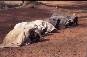 Gambia. Sklavenkinder am Wegesrand