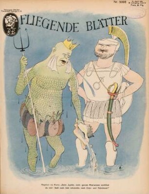 "Neptun zu Mars: 'Beim Jupiter, mein ganzes Meerwasser verdirbst du mir!'"