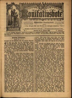 Ausgabe vom Sonntag, den 18. Februar 1900.