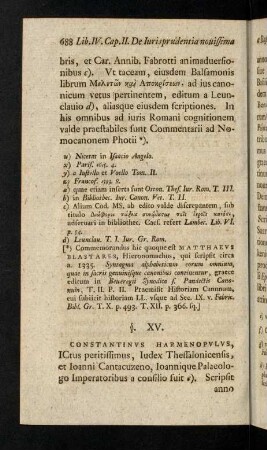 688-691, § XV - XVII