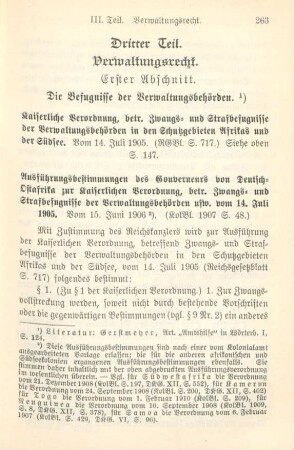 Dritter Teil. Verwaltungsrecht