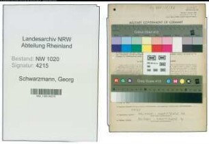 Entnazifizierung Georg Schwarzmann , geb. 27.04.1896 (Musiker)