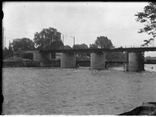 Ulm Donaubrücke: Bau der Pfeiler und Widerlager