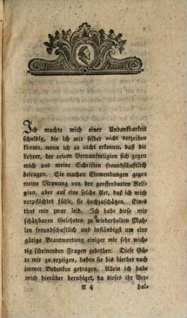 Mein Glaube an die Lehren der göttlichen Offenbarung : gestärket und befestiget durch das fortgesetzte Betragen und die neuesten Schriften der Lehrer der reinen Vernunftreligion