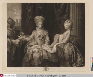 Charlotte, Queen of Great Britain, and the Princess Royal