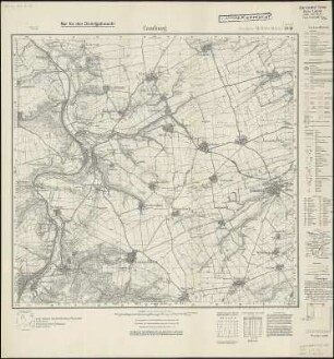 Meßtischblatt 4936 : Camburg, 1938 : Camburg. - Hrsg. 1905, einz. Nachtr. 1928, redakt. Änd. [19]38. - 1:25000. - [Berlin]: Reichsamt für Landesaufnahme, 1938. - 1 Kt.